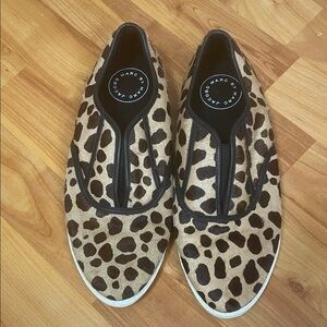 Marc by Marc Jacobs Animal Print Slip-Ons